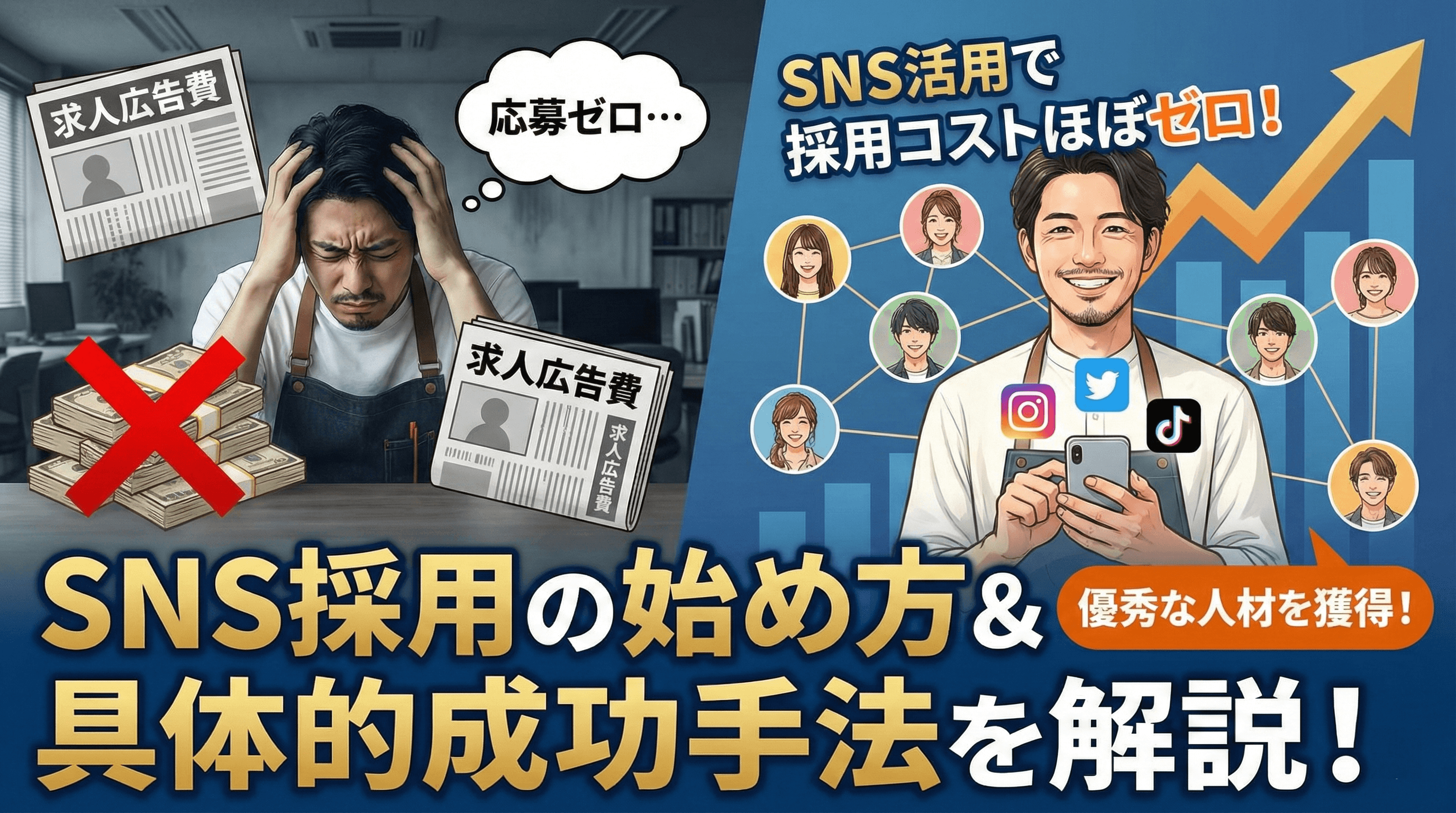 エステサロンの採用コストを抑える｜SNS採用活動の始め方
