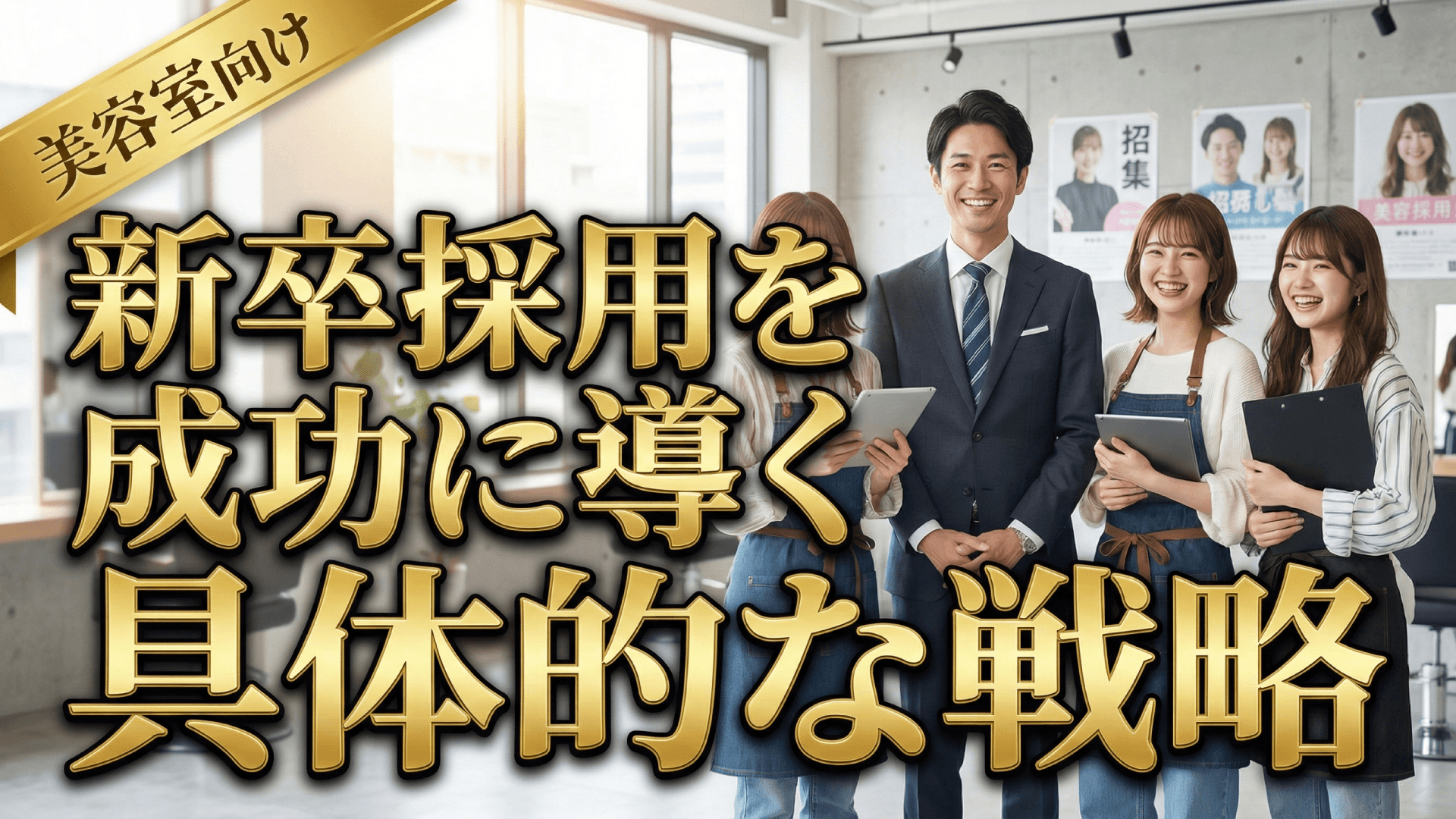 美容師の新卒採用を成功させる！美容学校との連携強化術