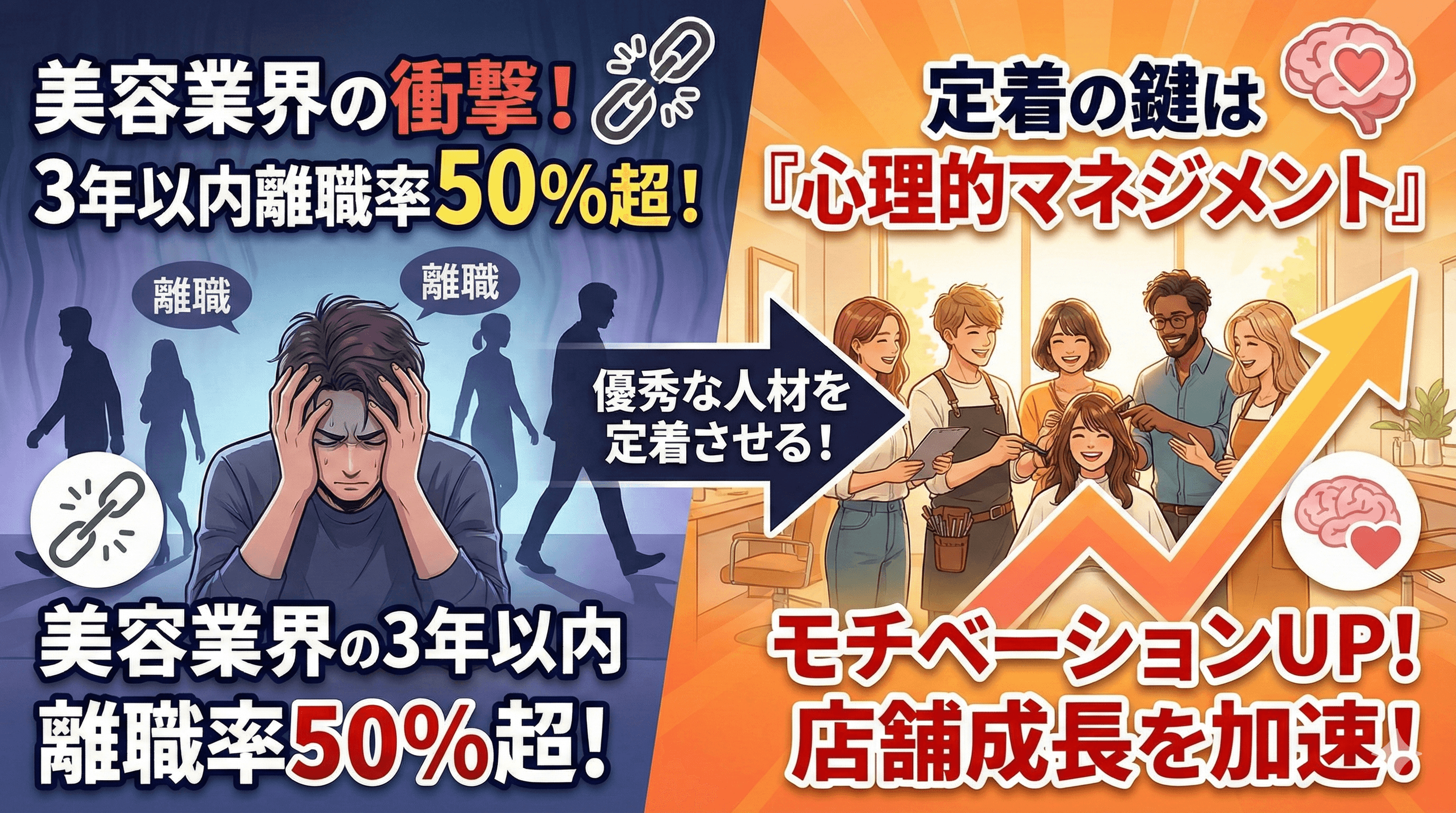 美容師のモチベーション管理｜やる気を引き出すマネジメント手法
